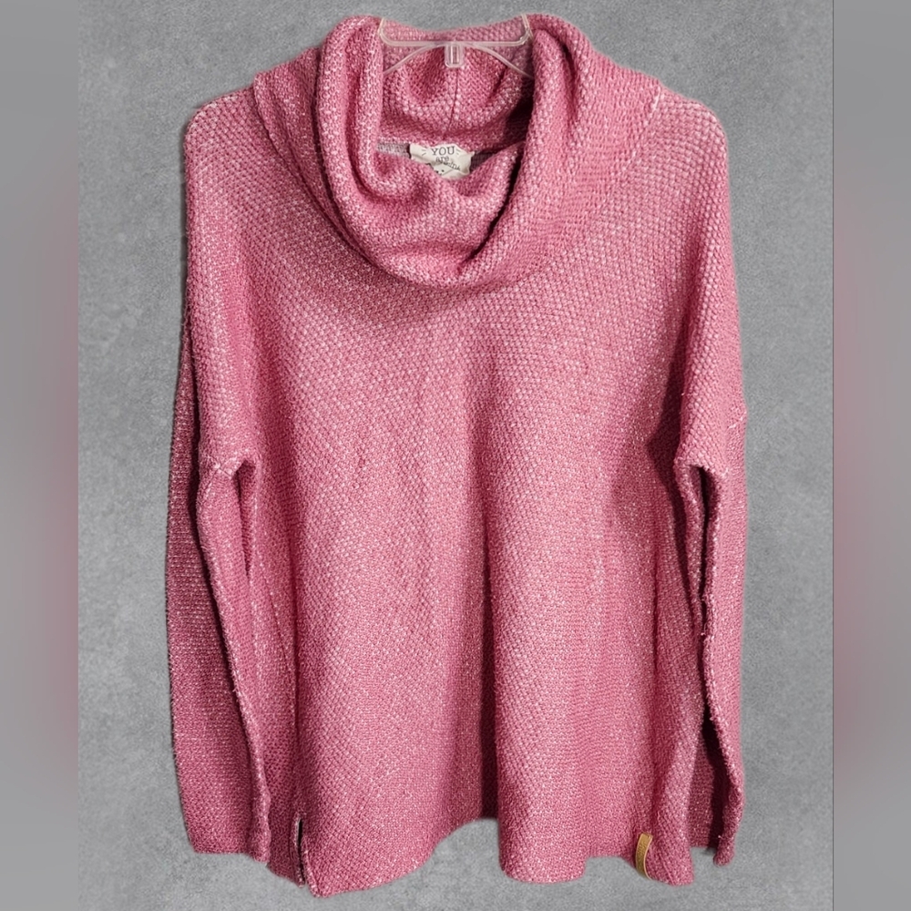 Jadelynn Brooke Pink Sweater Size Large